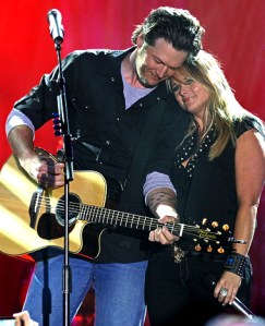 Blake Shelton y Miranda Lambert